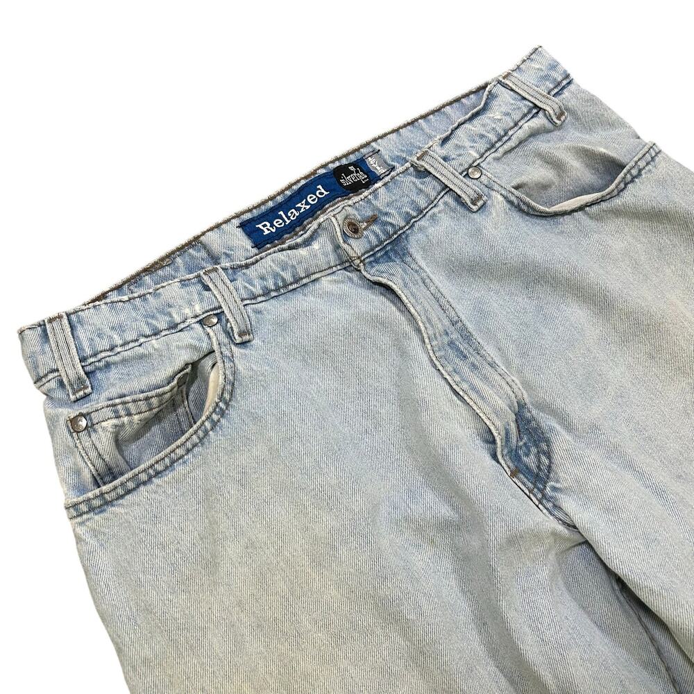 Vintage 90s Levi’s Silvertab Relaxed Fit Jeans 33x32 Men’s Light Wash Denim